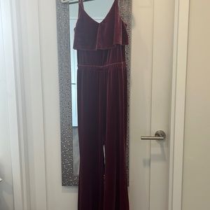 Velvet jumpsuit